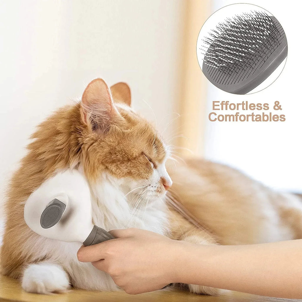 Pet Hair Removal Brush – Gentle Grooming for Dogs & Cats