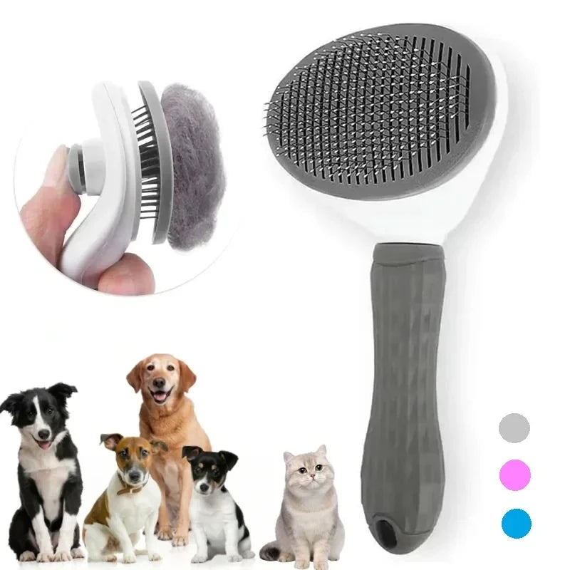 Pet Hair Removal Brush – Gentle Grooming for Dogs & Cats