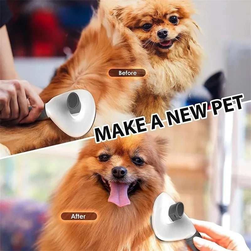 Pet Hair Removal Brush – Gentle Grooming for Dogs & Cats