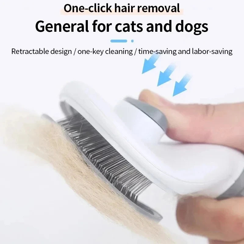 Pet Hair Removal Brush – Gentle Grooming for Dogs & Cats
